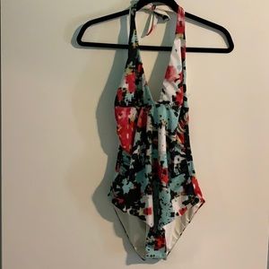 NWOT L*Space Mario Swim One Piece Bathing Suit